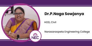 Narasaraopeta Engineering College, HOD, Civil: Dr.P.Naga Sowjanya Interview